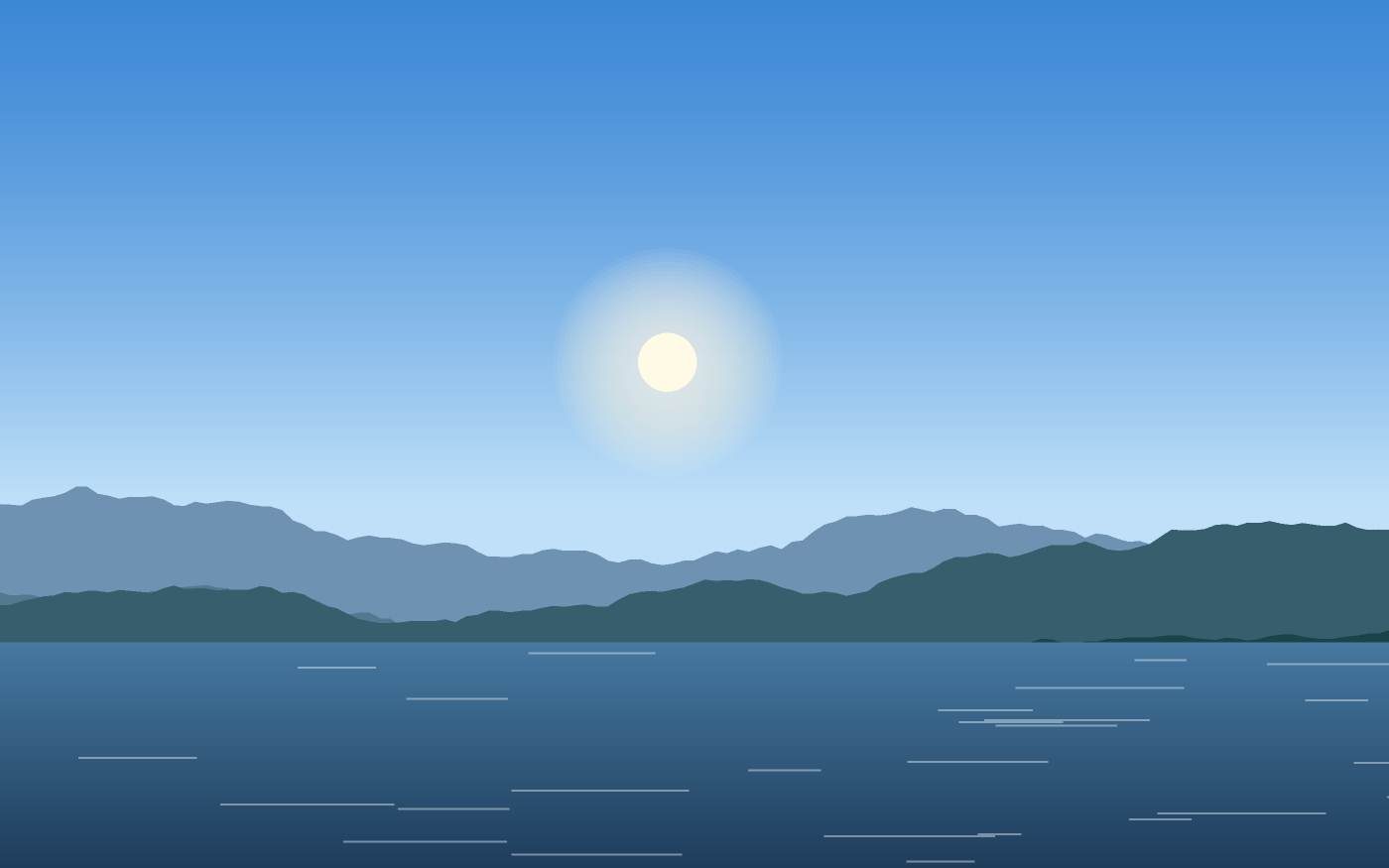 Landschaftsillustration