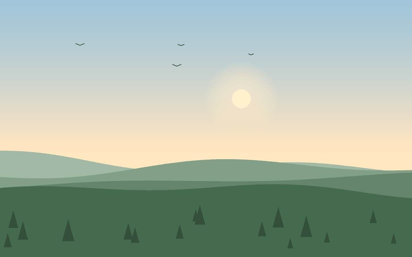 Landschapsillustratie