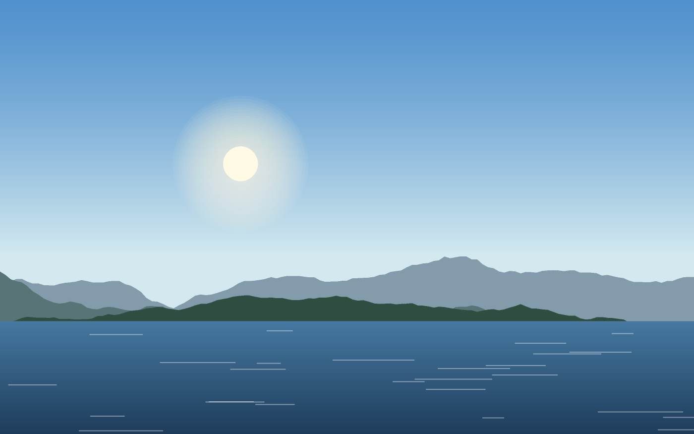 Landschapsillustratie