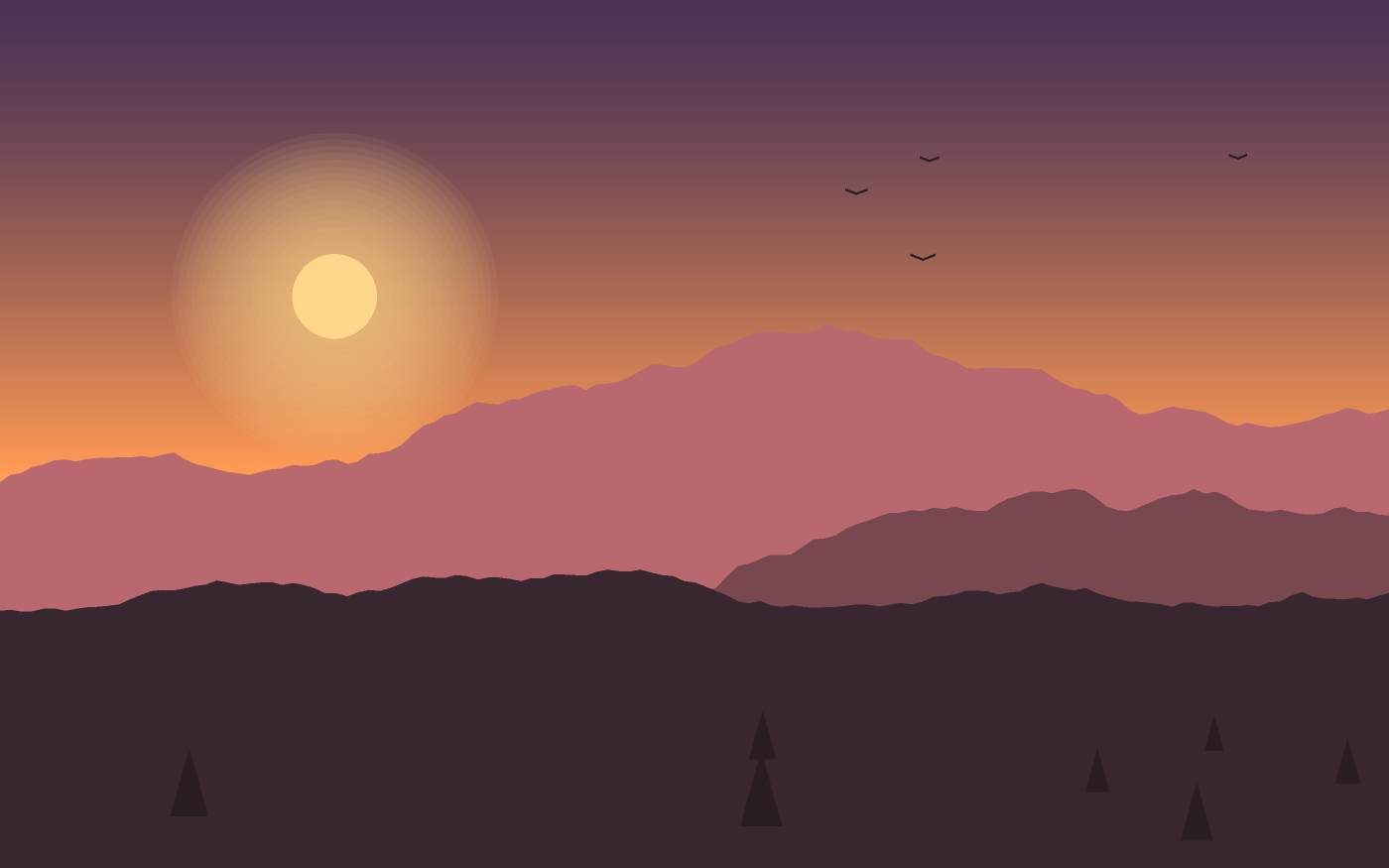 Landschaftsillustration