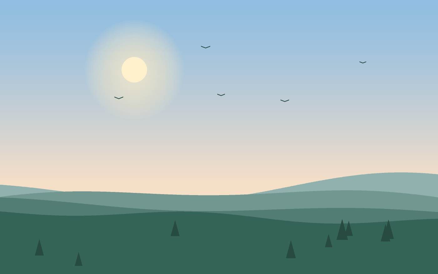 Landschaftsillustration