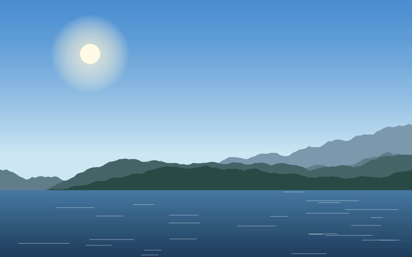 Landschaftsillustration