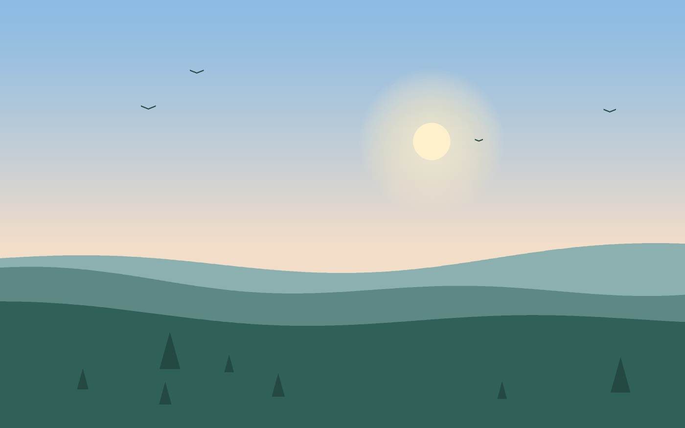 Ilustrace krajiny