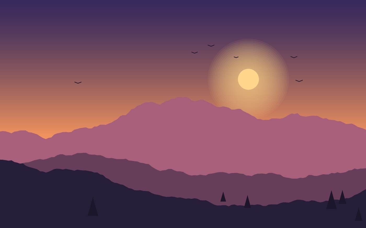 Landschaftsillustration