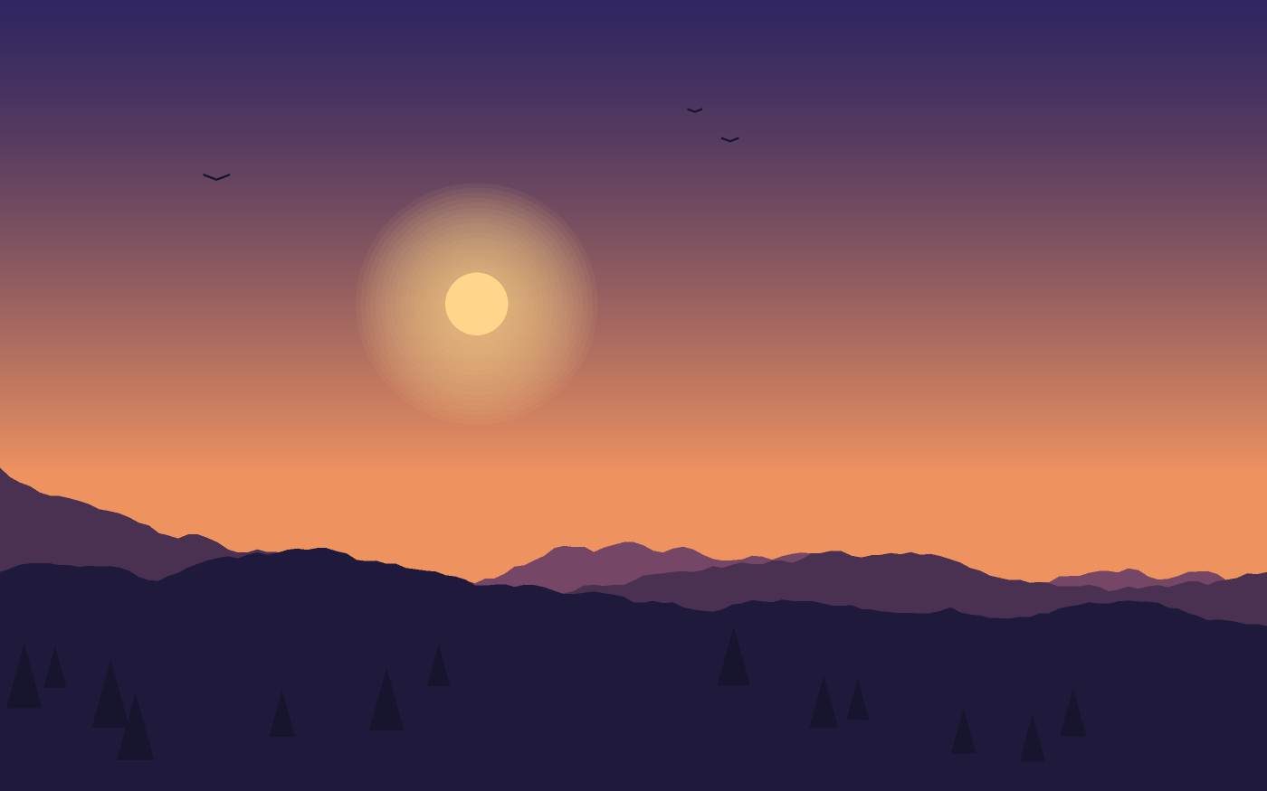 Landschaftsillustration