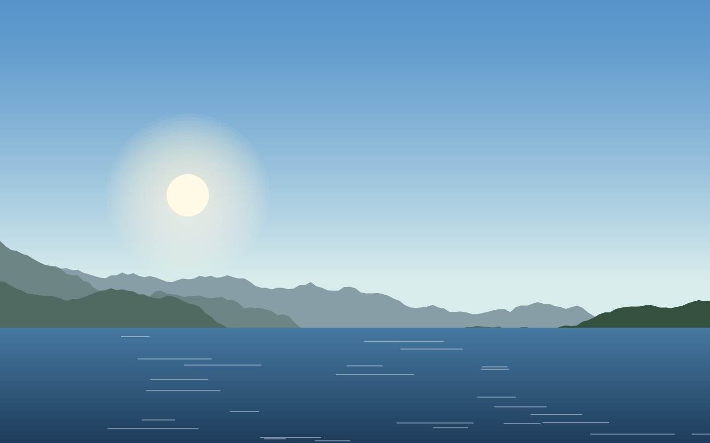 Landschaftsillustration