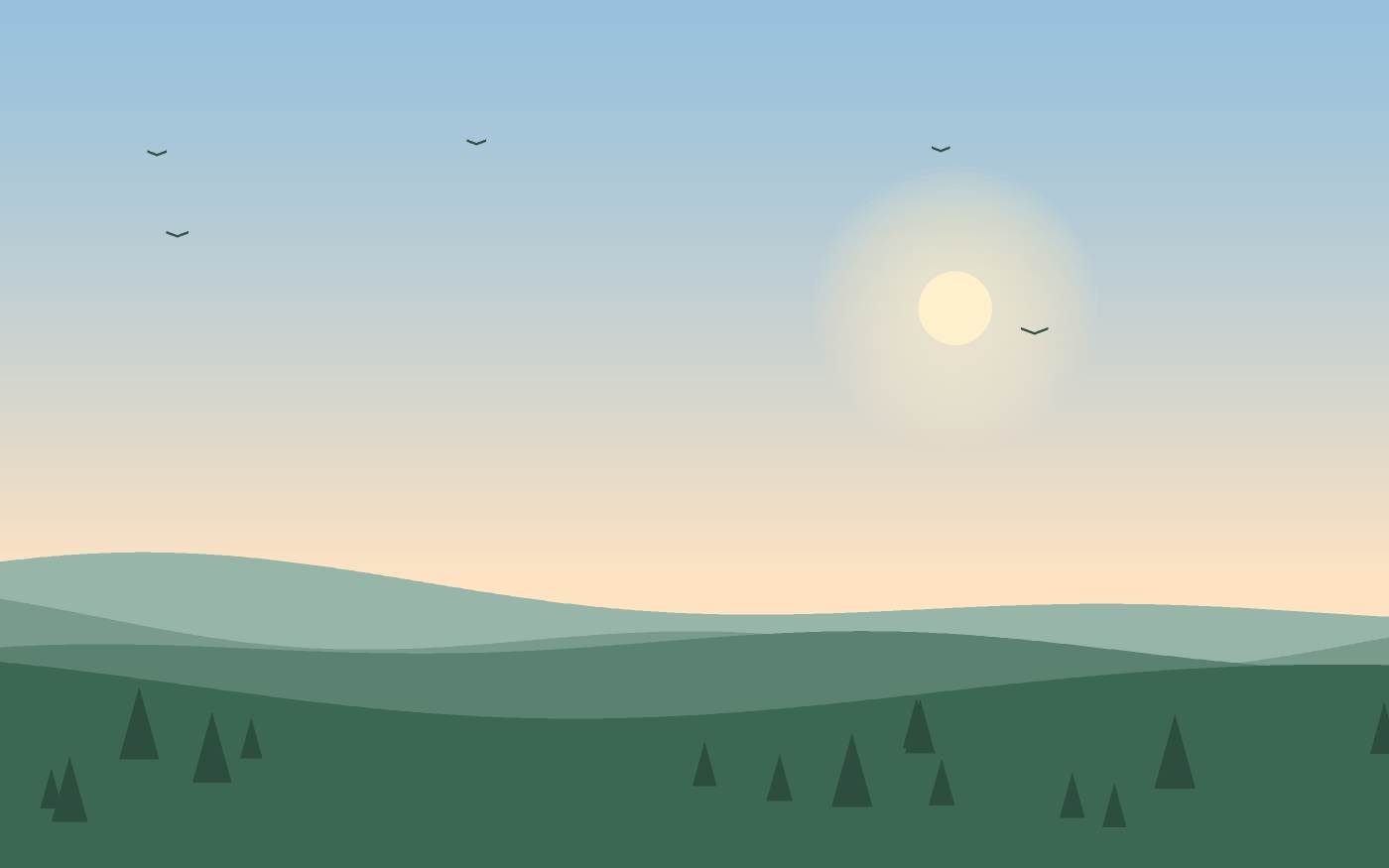 Ilustración de un paisaje