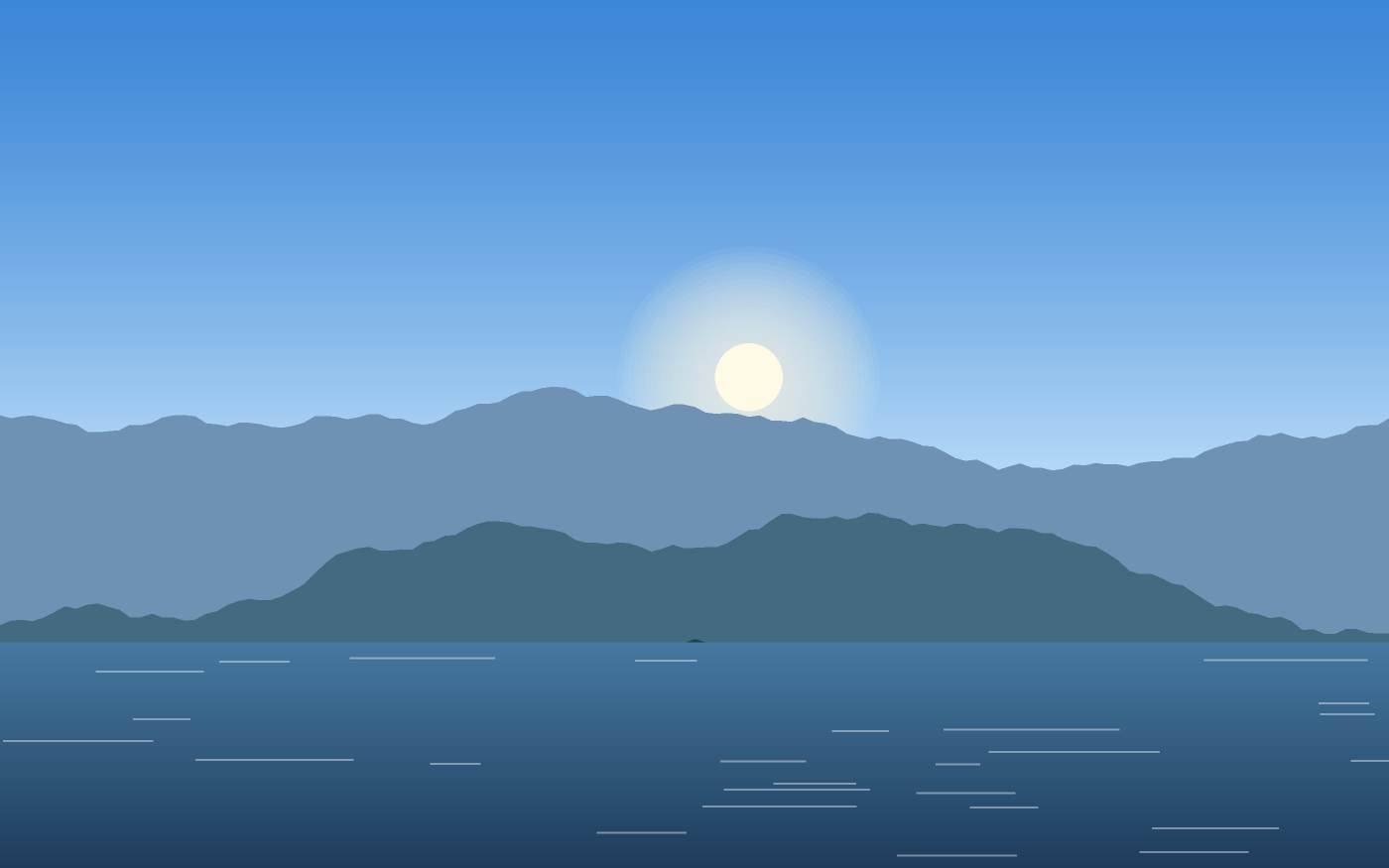 Landschapsillustratie
